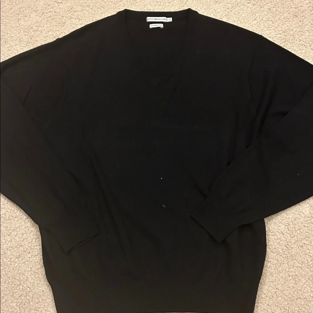Peter Millar Pure Merino Wool V Neck Sweater